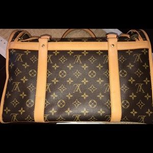 SOLD! Louis Vuitton Sac Chien 40 Dog Carrier